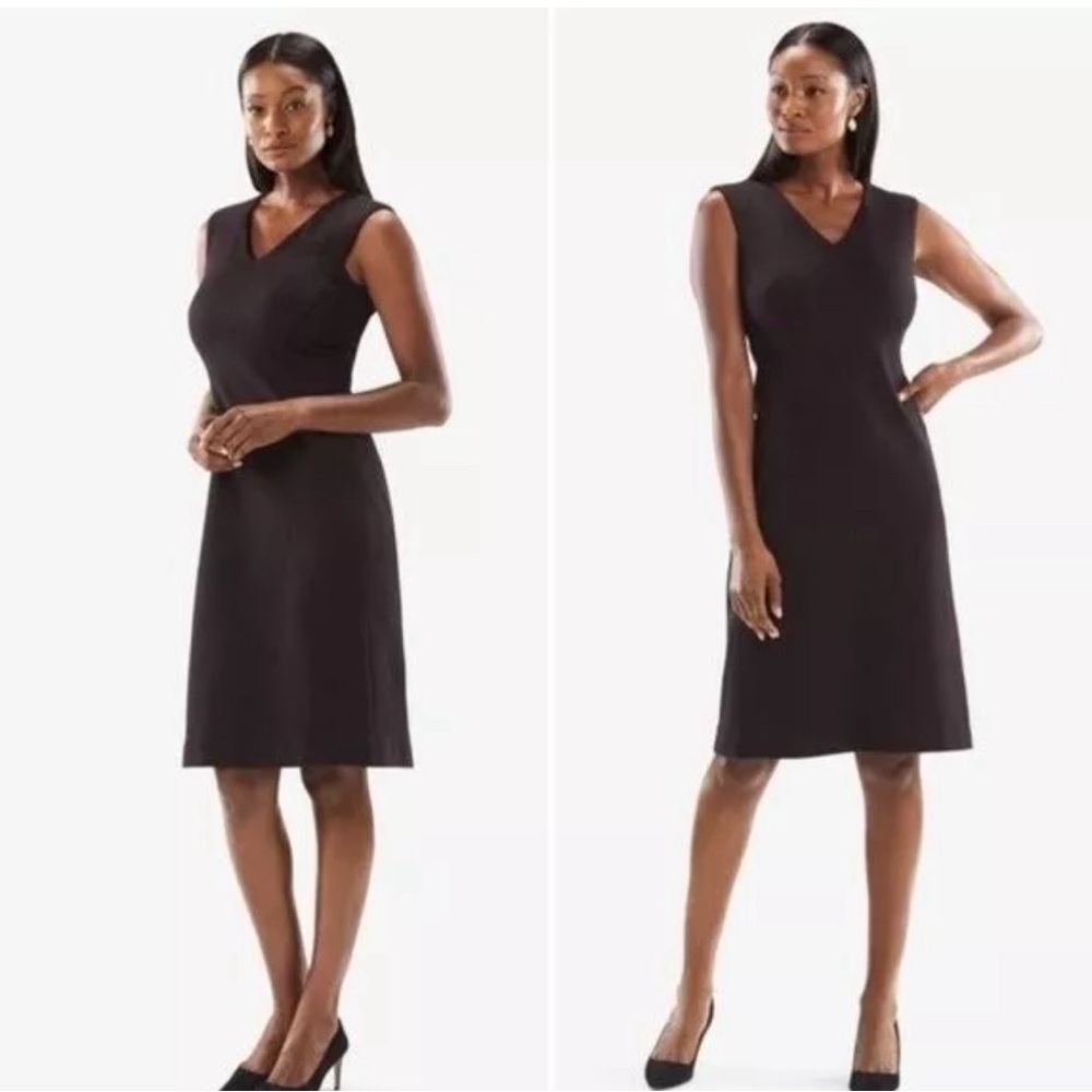 MM. Lafleur The Evelyn Dress Textured Ponte Dress in Lava Maroon Size 6